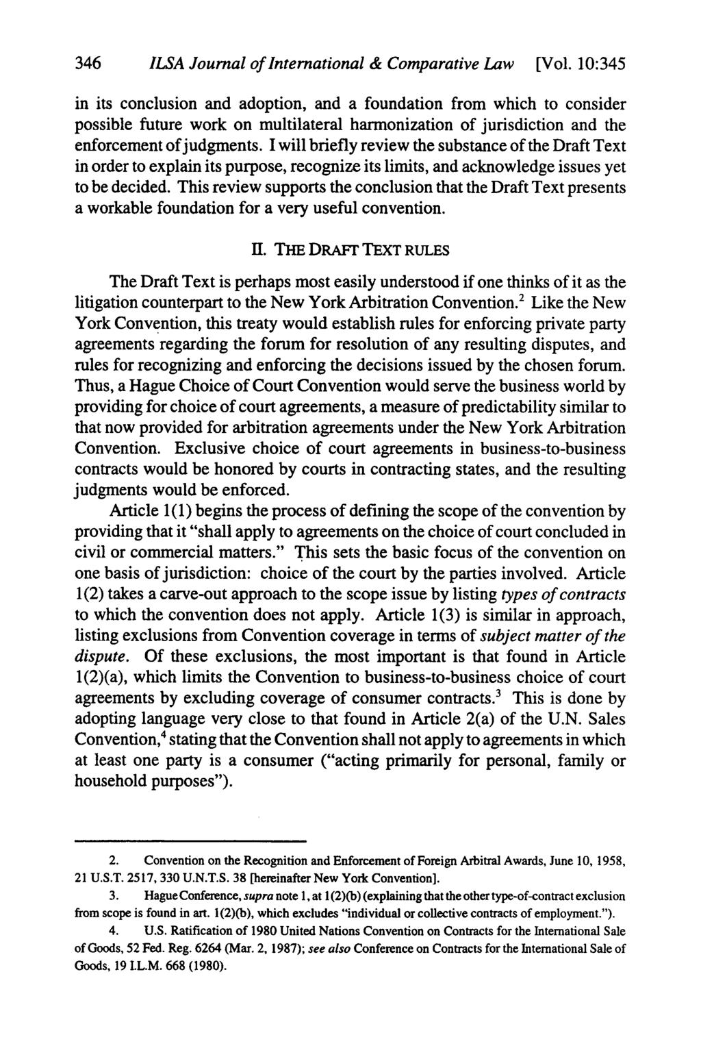 346 ILSA Journal of International & Comparative Law [Vol.