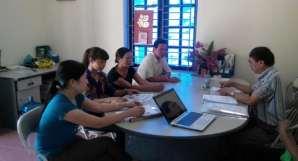 Consultation meeting in Dia village, Nam Hong commune, Dong Anh