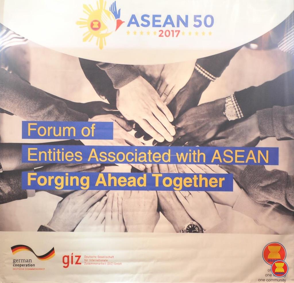 ASEAN engagements with CSOs Forum of Entities Associated with ASEAN 1 st Forum, 4 May 2017