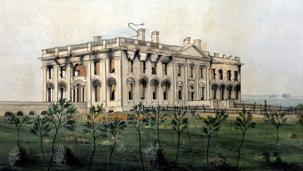 British Burnt The President s Mansion