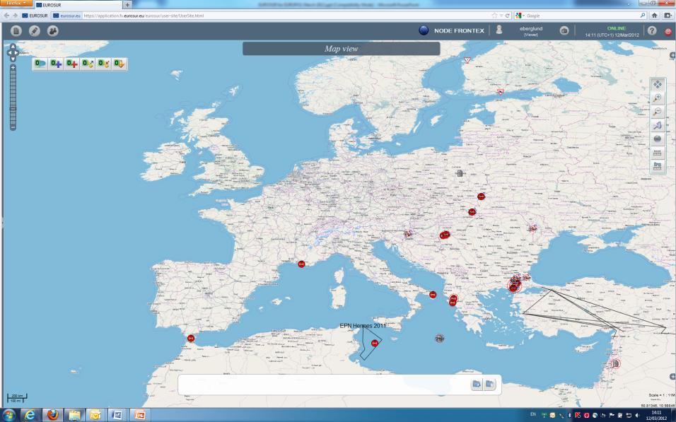EUROSUR EUROSUR enters into force in second half of 2013 Enhanced network Common surveillance