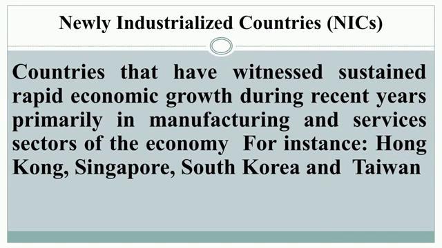 (Refer Slide Time: 00:57) So, countries that have witnessed sustained rapid economic growth during recent years, especially in manufacturing and services.