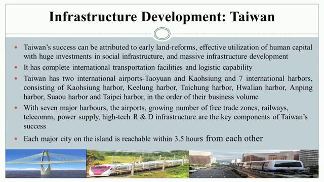 (Refer Slide Time: 06:10) I would like to highlight some of the features of these countries one by one in case of Taiwan, one of the successful examples, because of the land reforms, effective
