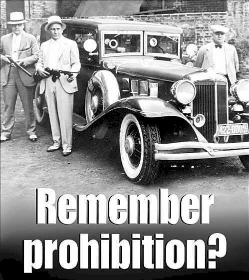 PROHIBITION 18 th Amendment in 1920 illegal to make, sell or transport liquor