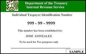 Individual Taxpayer Identification Number (ITIN) W-7 Application for IRS ITIN ITINs are for federal tax