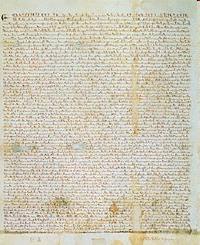 Magna Carta (The Great Charter)- 1215 1. Took power away from the King John of England and gave it to the nobles/ barons. 2.