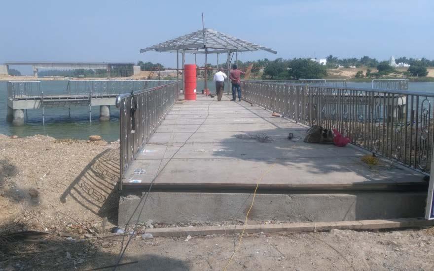 Name of work: Mudaliyarkuppam Boat Area Improvement Refurbishment of existing building, parking area, Illumination, Creation of watch towers, drinking water and sanitation facilities, jetty etc.