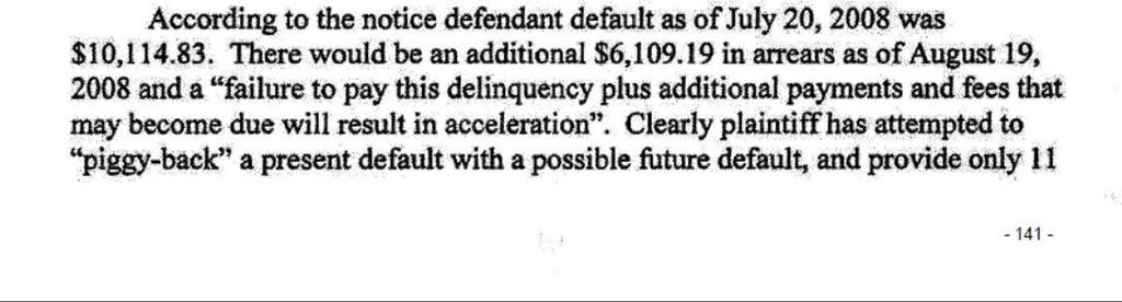 Paragraph 22(b)(3) of the Mortgage explicitly requires that Defendant be given 30 days to cure the default. 20 23. In HSBC v.