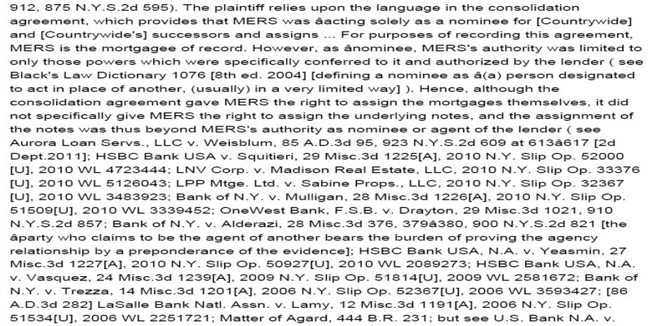 Bank of New York v. Silverberg, 86 A.D.3d 274, 926 N.Y.S.2d 532 (2nd Dep t June 7, 2011). 48.