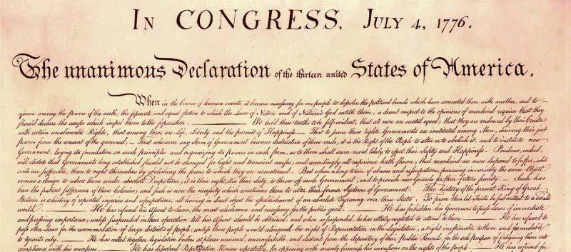 From the Chaplain Greetings, The month of July is a wonderful time of year. We, as Americans, have the privilege of celebrating our 236th birthday as an independent nation under God.