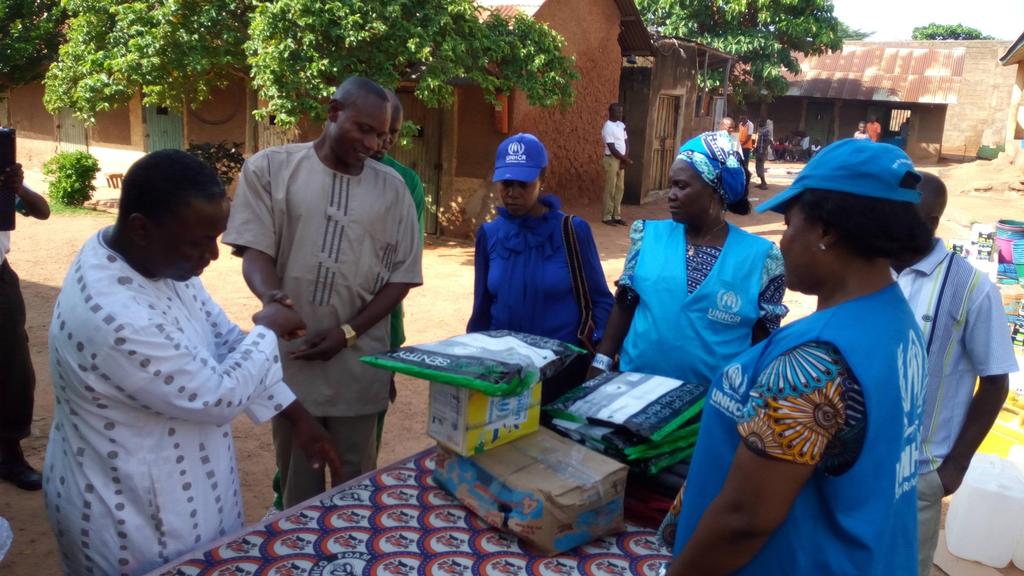 Vulnerability Screening and the targeted Material Protection-Based Assistance Konduga LGA, Borno: UNHCR distributed protection-based material assistance to 1,239 households comprised of 10,239 most