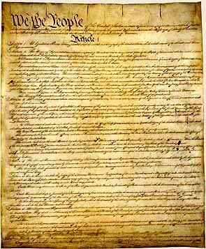 U.S. Constitution September 17, 1787 We the People of the United States, in Order to form a more perfect Union, establish Justice, insure domestic Tranquility, provide for the common defence, promote