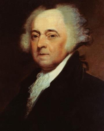 John Adams Second President of the U.S. XYZ Affair - incident in which French officials demanded a bribe from U.S. diplomats.