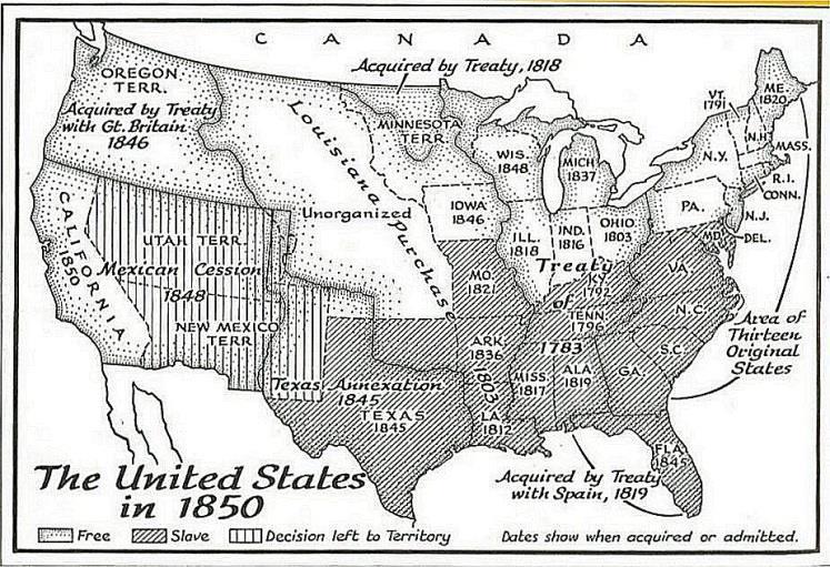 o Popular Sovereignty- The idea that settlers had the right to decide whether slavery would be legal in their new territory or not. Set up by Kansas-Nebraska Act. Dred Scott v.