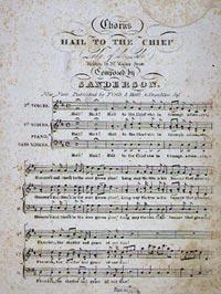 LET S GET INTO A PATRIOTIC MOOD, SHALL WE? The song, Hail to the Chief, is heavily associated with the President.