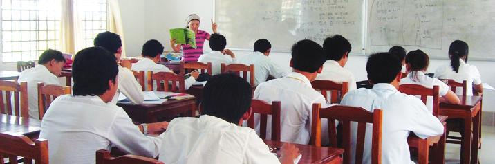 KOREA OVERSEAS VOLUNTEERS IN CAMBODIA Volunteer teaching Korean