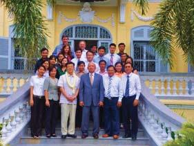 II visits District Office in Siem Reap;