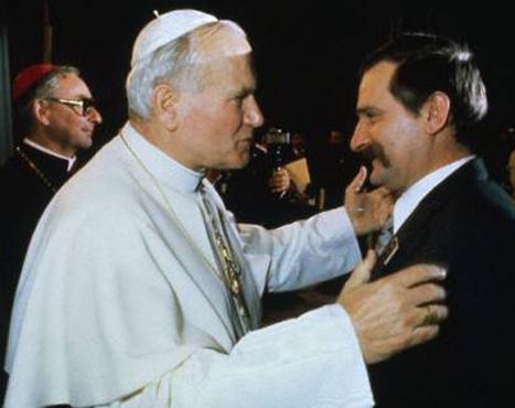 Above: John Paul II