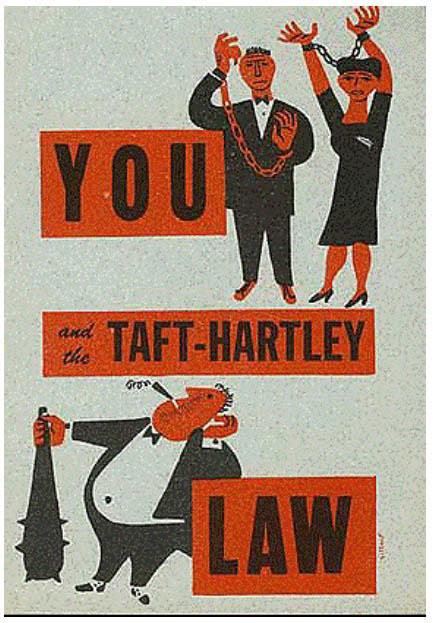 25. The TaH- Hartley Act (1947) (Labor Management Rela>ons Act)