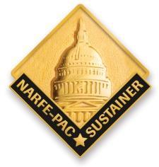 NARFE-PAC Giving Levels Sustainer: monthly credit card