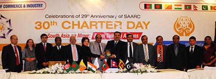 30 th SAARC Charter Day Celebration ACCI and ACBF Sign an MoU Afghanistan Chamber of Commerce & Industry (ACCI) and Afghanistan Canada Business Federation (ACBF) signed an MoU in order to enhance