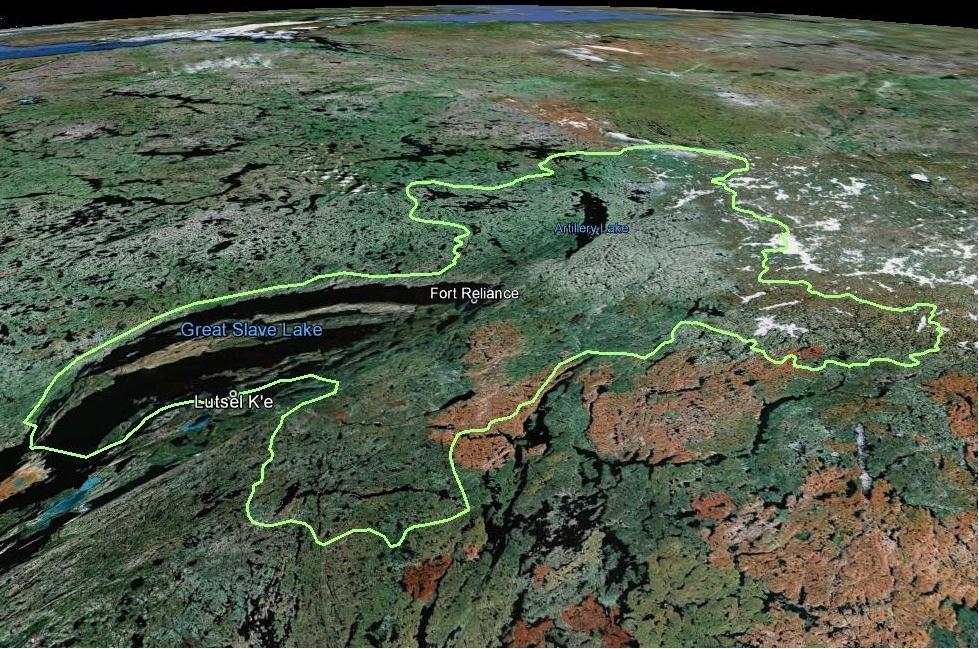 Lutsel K e Dene First Nation (Lutsel K e) has identified an area called Thaidene Nene ( Land of Our Ancestors ), whose ecological and cultural values it wishes to protect through the establishment of