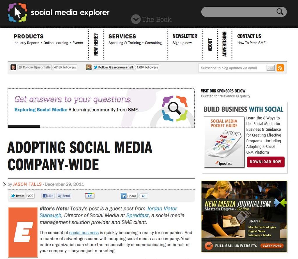 8. Social Media Explorer (B2B)!