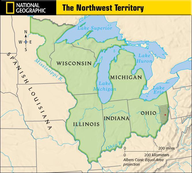 The Northwest Ordinance of 1787 Forbade slavery Divided the