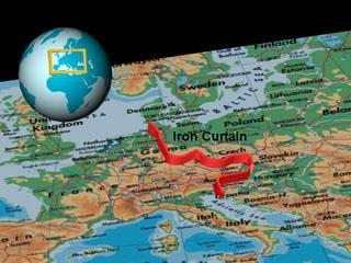 The Iron Curtain A phrase coined by Winston Churchill in 1946 it refers to the division