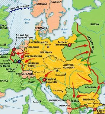 The Fighting Starts August 3, 1914 Germany invaded Belgium and then France 1914, millions of soldiers marched off to war Predicting would be a short war Proved wrong Russia joins fight with