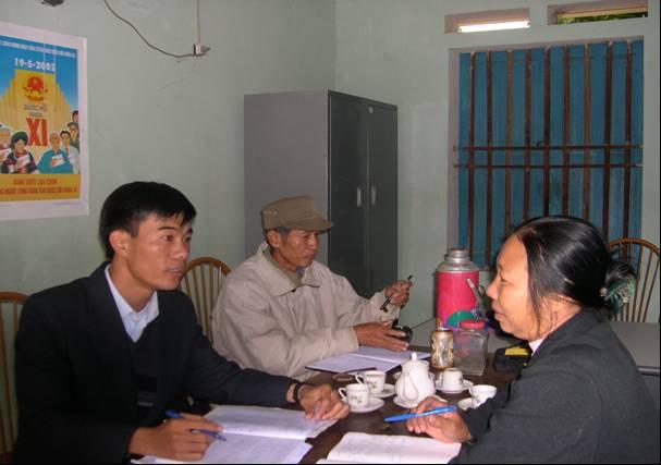 responsibilities of the district and commune People s Committees, where they may be inadequate and/or where persons or households are at risk to be further impoverished by