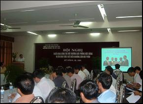 Consultation workshop with stakeholders in Do Son Hai Phong on 04/09/04 9.3.