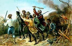 Whiskey Rebellion (1794) National government put tax on whiskey Farmers in