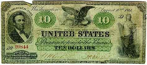 Currency Dispute Greenbacks Issued during the Civil War Paper money not backed by equal