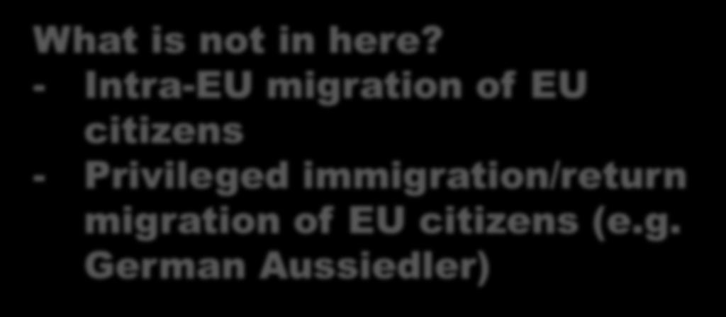 Privileged immigration/return migration