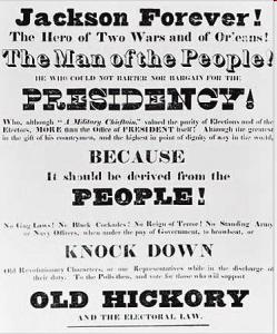 Elec.on of 1828 Candidates in 1828: Democrats- Andrew Jackson Whigs- John Quincy Adams Impact