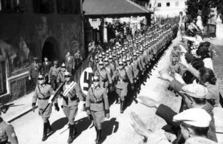 German aggression sparks fighting in Europe Austria: peaceful takeover in March 1938 (Anschluss) Sudetenland: