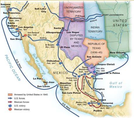 Mexico refused Polk ordered Gen.