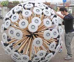 technology January 7-13, 2013 28 the MyanMar times Afghan toys inspire giant dandelion anti-mine device EINDHOVEN, Netherlands Childhood toys lost in a war-torn field have inspired an odd-looking
