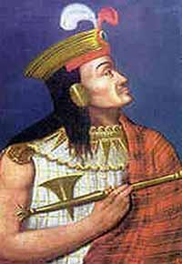 35. What did Atahualpa hope to keep when he gave away 24 tons of gold