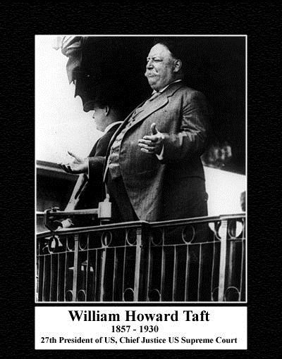 William Howard Taft 1909-1912 From Teddy to Taft Roosevelt served two terms as President
