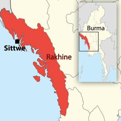 Arakan/Rakhine State Located in western Burma/Myanmar Different ethnic groups, Buddhist groups: