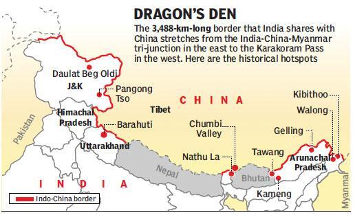 India steps up vigil at Walong tri-junction Indian troops deployed along the disputed Sino-India border in the Himalayan range of the