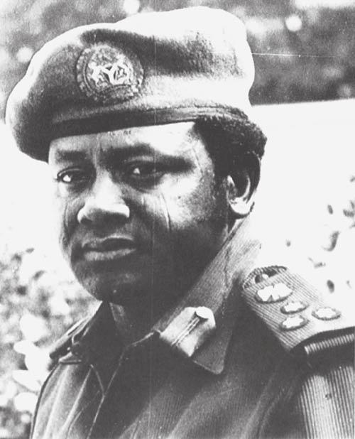 SECTION 1 The Making of the Modern n State 373 General Sani Abacha, a prominent member of n military regimes since December 1983, took over the government in November 1993, disbanded all elective