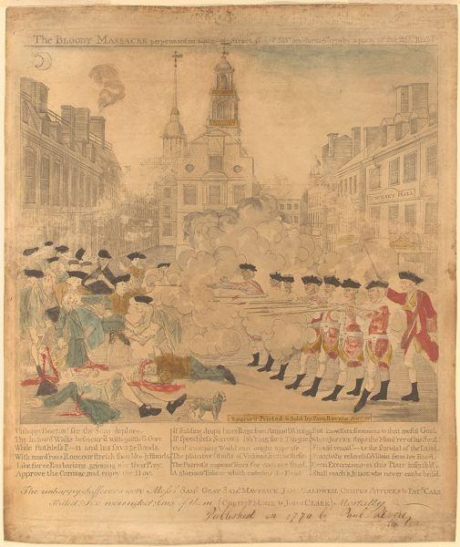 Stirrings of Revolt The Boston Massacre-1770 Competition for Scarce Employment