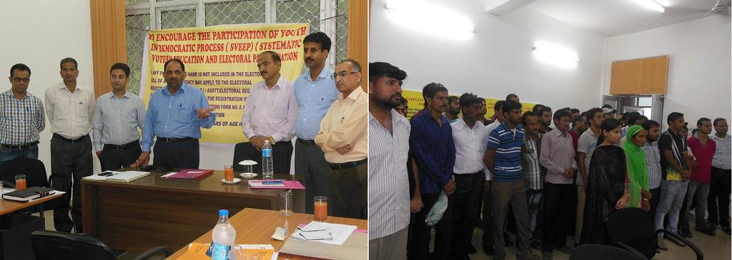 3 rd & 4 th of September, 2014:- The activities of SVEEP