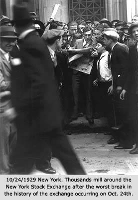 Stock Market Crash Sept. 1929: Stock prices peaked & began to decline Some investors sold stocks Oct.