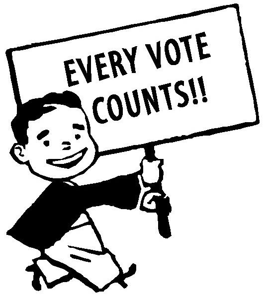 WHY VOTE? Voting is a constitutional right and responsibility of citizenship.