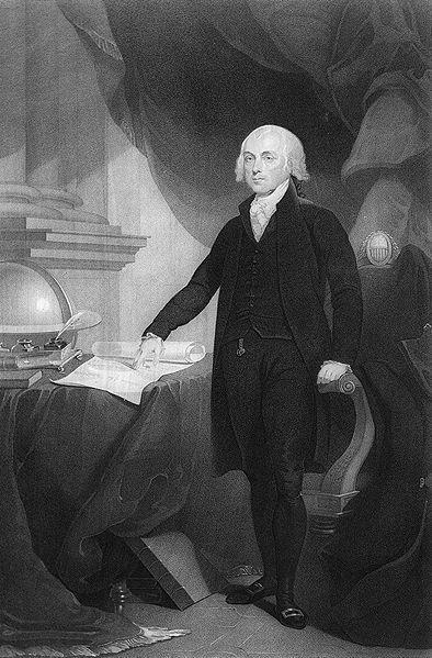 James Madison engraving from between 1809 and 1817 A New Administration Goes to War 1808 James Madison elected president 1809 Embargo repealed in