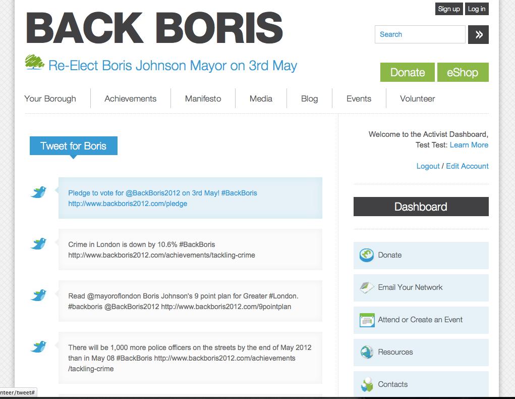 Final #AskBoris Chat: reached 628,789 people trended 3 rd worldwide and 1 st in the UK By election day: 5,262 followers for @BackBoris2012,